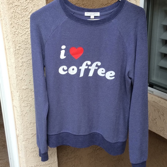 I ❤️ Coffee Sweatshirt (Heart) - Picture 2 of 5